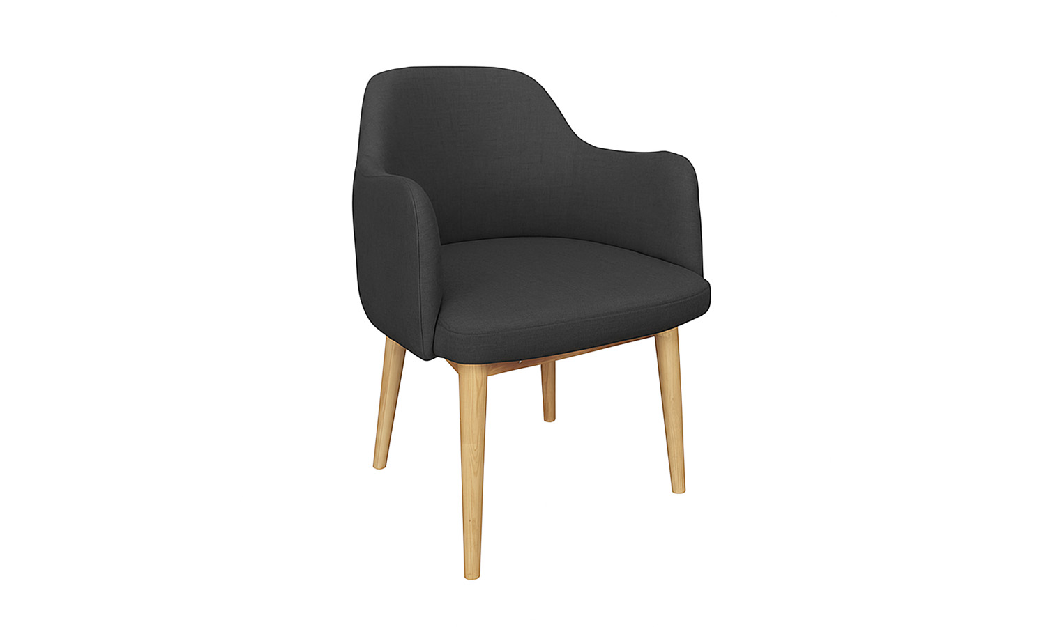 Snow Single Seat Tub Chair with Arms - Image 2